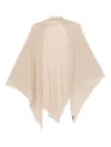 Faliero Sarti Cashmere Triangular Scarf In Neutral