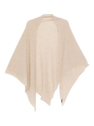 Faliero Sarti Cashmere Triangular Scarf In Neutral