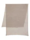 Faliero Sarti Cashmere Scarf In Solid Neutral Tone In Neutral