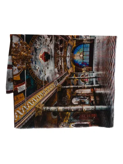 Faliero Sarti Cathedral Sophia Scarf In Brown