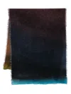 Faliero Sarti Chal Paco Ombre Fringed Scarf In Brown