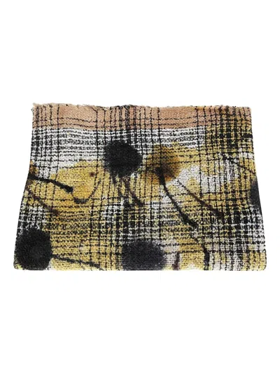 Faliero Sarti Oversized Hand-painted Scarf In Multi