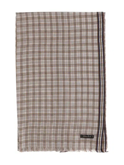 Faliero Sarti Silk Plaid Scarf