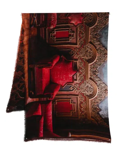 Faliero Sarti Chocolate House Scarf In Multi