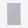 Faliero Sarti Rectangular Silk And Cotton Blend Scarf In Clear Blue
