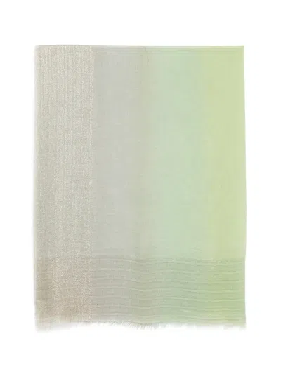 Faliero Sarti Clizia Cashmere Blend Stole In Green