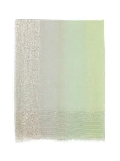 Faliero Sarti Clizia Cashmere Blend Stole In Green