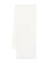 Faliero Sarti White Dianetta Scarf In Cashmere And Silk