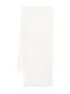 Faliero Sarti White Dianetta Scarf In Cashmere And Silk In Nude & Neutrals
