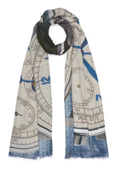 Faliero Sarti Elegant Scarf For Men - Fw23 Collection In Gray