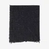 Faliero Sarti Elisa Cashmere Blend Scarf With Sequins In Black