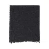 Faliero Sarti Elisa Cashmere Blend Scarf With Sequins In Black