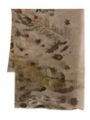 Faliero Sarti Ely Wool And Cashmere Scarf In Brown