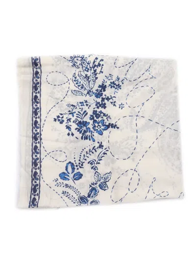 Faliero Sarti Emiliana 135x140 Scarf In White
