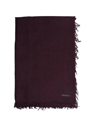 Faliero Sarti Enrica Frayed-edge Scarf In Brown