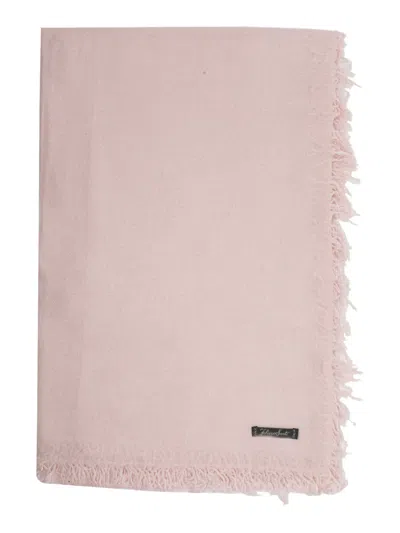 Faliero Sarti Enrica Frayed-edge Scarf In Pink
