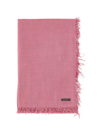 Faliero Sarti Enrica Fringed Scarf In Pink