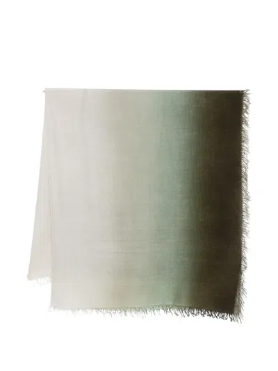 Faliero Sarti Enrichetta Fringed Scarf In Green