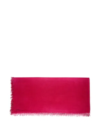 Faliero Sarti Enrichetta Fringed Scarf In Red