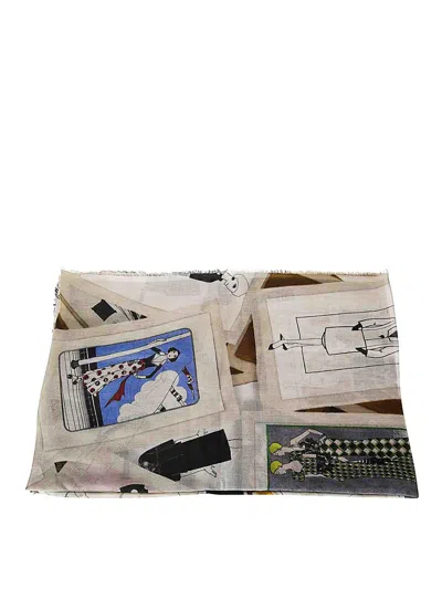 Faliero Sarti Allover Printed Foulard