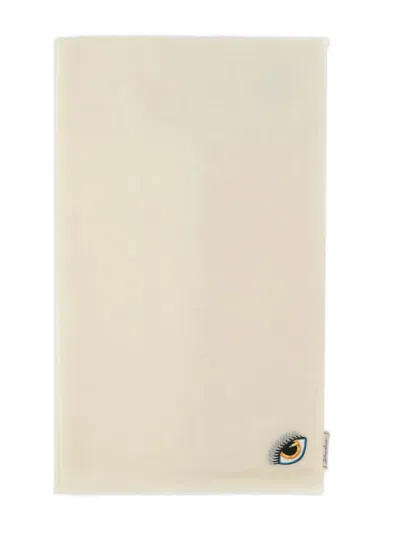 Faliero Sarti Eye-embroidered Scarf In Yellow