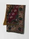 Faliero Sarti Floral-patterned Silk Scarf