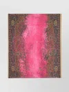 Faliero Sarti Floral Pattern Scarf Fringed Edges In Multi