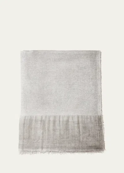 Faliero Sarti Florinada Limited Edition Modal-blend Shawl In 91157 Grey W Lure