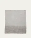 Faliero Sarti Florinada Limited Edition Modal-blend Shawl In Grey
