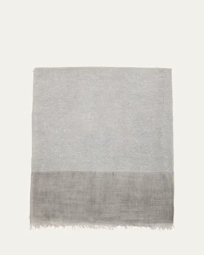 Faliero Sarti Florinada Limited Edition Modal-blend Shawl In Grey