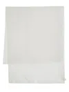 Faliero Sarti Knitted Frayed-edge Scarf In White
