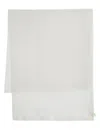 Faliero Sarti Knitted Frayed-edge Scarf In White