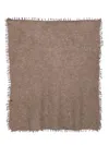 Faliero Sarti Frayed-edge Scarf In Brown