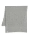 Faliero Sarti Frayed-edge Scarf In Gray
