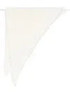 Faliero Sarti Kat Wool And Cashmere Foulard In White