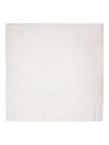 Faliero Sarti Frayed-edge Square-shape Scarf In White