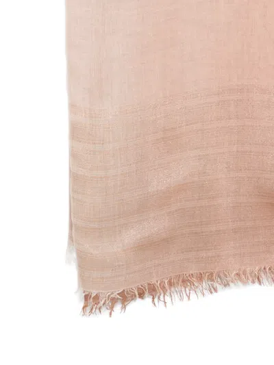 Faliero Sarti Frayed Scarf In Brown