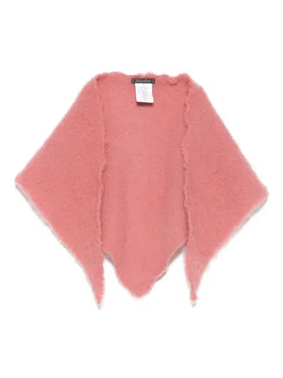 Faliero Sarti Frayed Scarf In Pink