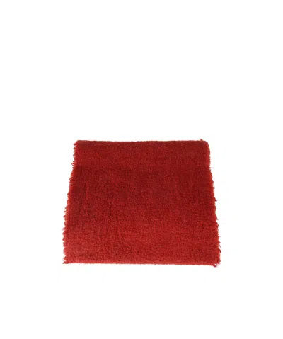 Faliero Sarti Frayed Scarf In Red