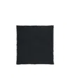 Faliero Sarti Adriel Cashmere Scarf With Frayed Edges In Black