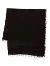 Faliero Sarti Fringed Scarf In Brown