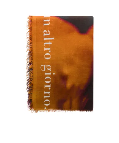 Faliero Sarti Fringed Scarf In Brown