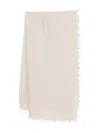 Faliero Sarti Fringed Scarf In Neutral