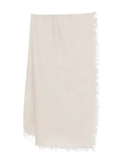 Faliero Sarti Fringed Scarf In Neutral