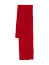 Faliero Sarti Fringed Scarf In Red
