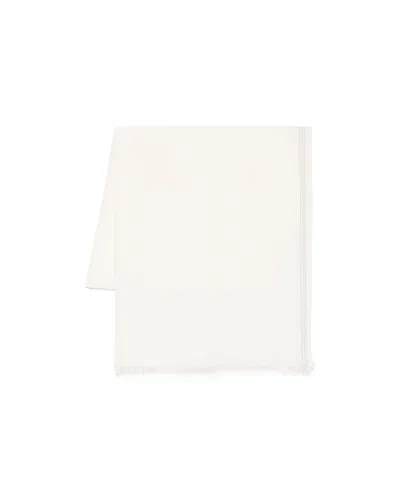 Faliero Sarti Fringed Scarf In White