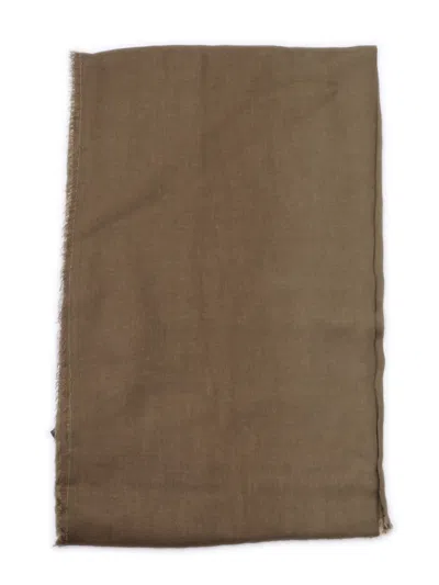 Faliero Sarti Sciarpa Ginevra 135x195 In Brown