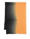 Faliero Sarti Gradient-effect Scarf In Yellow