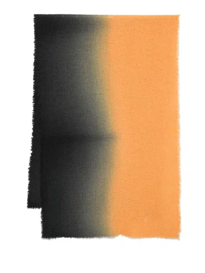 Faliero Sarti Gradient-effect Scarf In Yellow