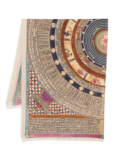 Faliero Sarti Graphic-print Scarf In Multi